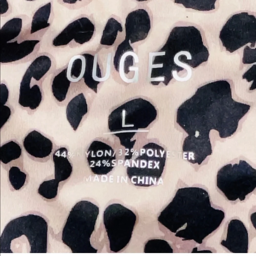 HP🐆♥️SEXY OUGES LEOPARD PRINT HIGH WAIST 7/8 ACTIVEWEAR YOGA LEGGINGS w/POCKETS - Picture 10 of 16